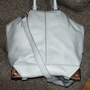 Alexander Wang Light Blue Marina Crossbody Satchel